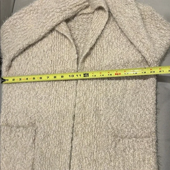 WINTER SALE Emory Park Oversized Boucle Cardigan with Pockets Women's Size S - Picture 6 of 10